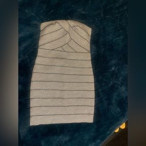 Bandage strapless dress